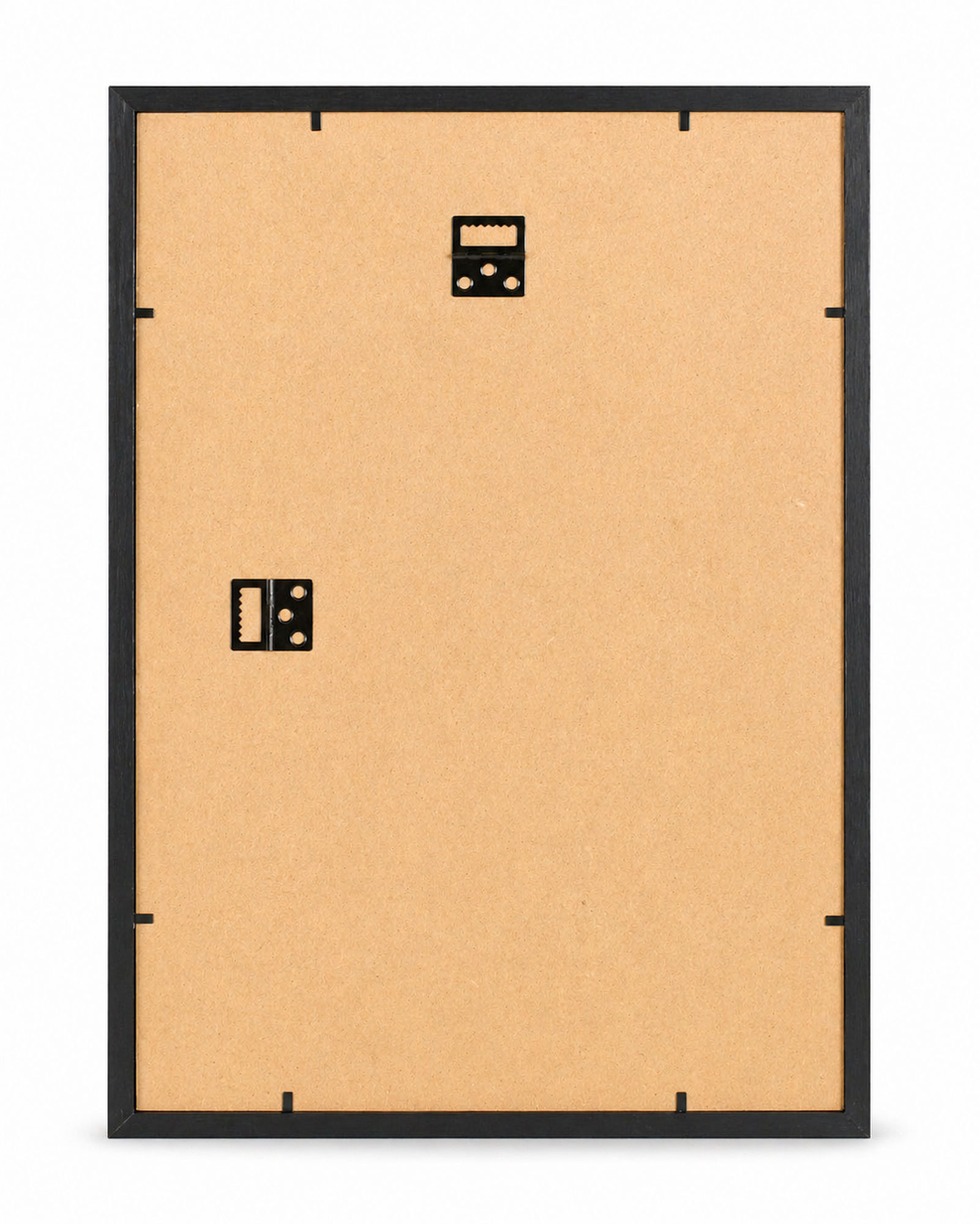 3D Objektrahmen Bilderrahmen mit Passepartout & gehärtetem Glas Holz MDF Rahmen Foto Poster - Farbe: Schwarz | Format: 30x45