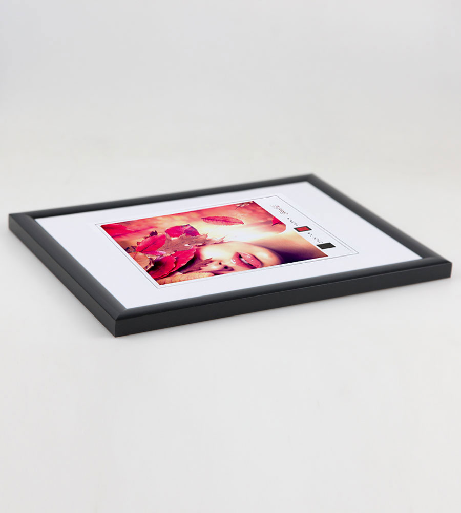 3er 5er Pack Art Line Kunststoff Bilderrahmen Wanddeko Collage Poster Fotorahmen Bildträger - Pack: 5er | Farbe: Schwarz | Format: 50x70