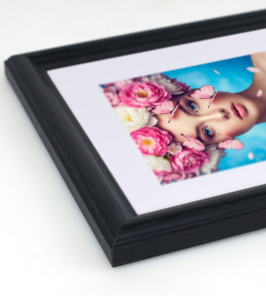 3er 5er Set Holzrahmen mit Kunststoffglas Bilderrahmen MDF Rahmen Collage Wandrahmen Fotorahmen HR-22 -