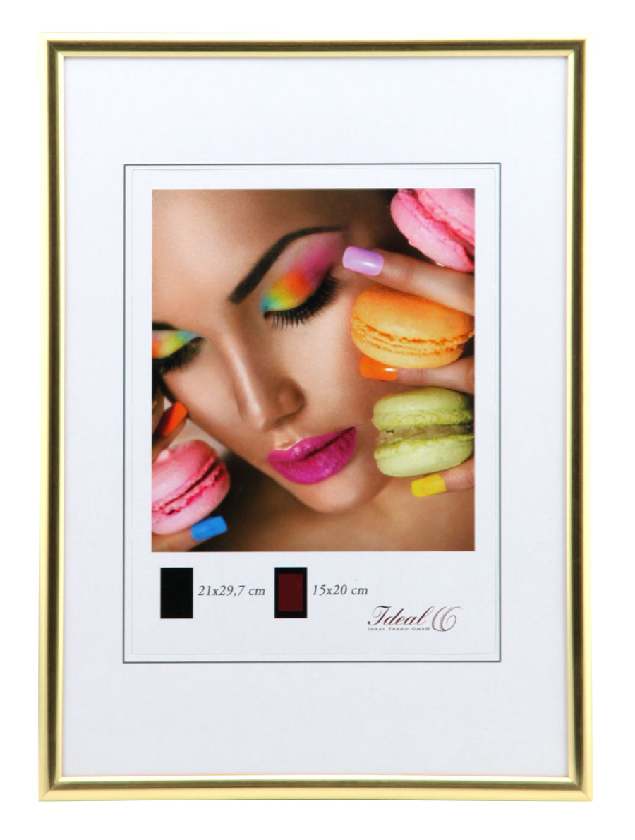 New Lifestyle Set Bilderrahmen Wanddeko Collage Poster Rahmen 2er 3er 5er Pack - Pack: 3er | Farbe: Gold | Format: 40x50