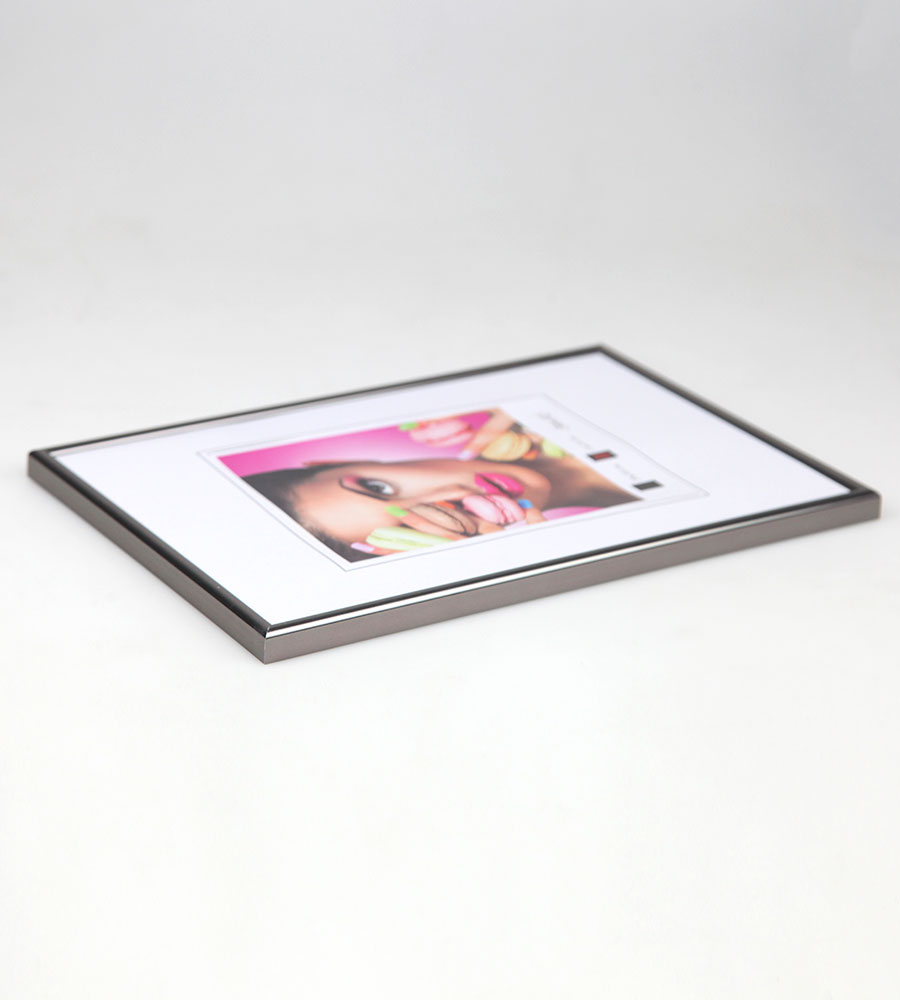 2er 3er 5er Pack Photo Style Set Bilderrahmen Wanddeko Collage Poster Kunststoff Rahmen - Pack: 2er | Farbe: Stahl | Format: 29,7x42 DIN A3