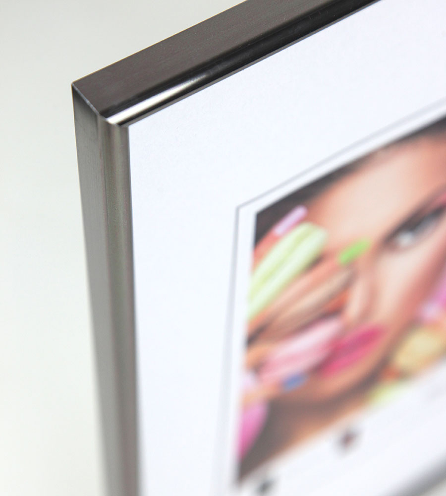 2er 3er 5er Pack Photo Style Set Bilderrahmen Wanddeko Collage Poster Kunststoff Rahmen - Pack: 2er | Farbe: Stahl | Format: 29,7x42 DIN A3
