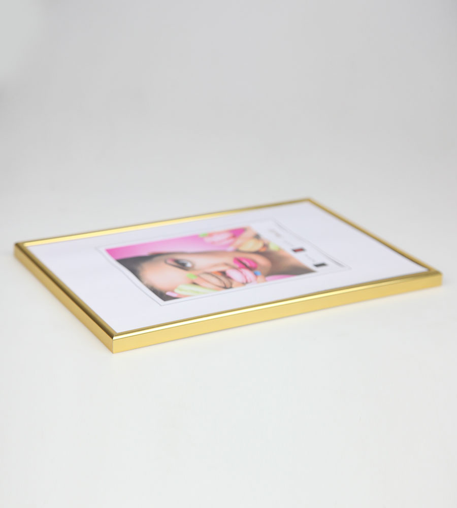 2er 3er 5er Pack Photo Style Set Bilderrahmen Wanddeko Collage Poster Kunststoff Rahmen - Pack: 3er | Farbe: Gold | Format: 30x40
