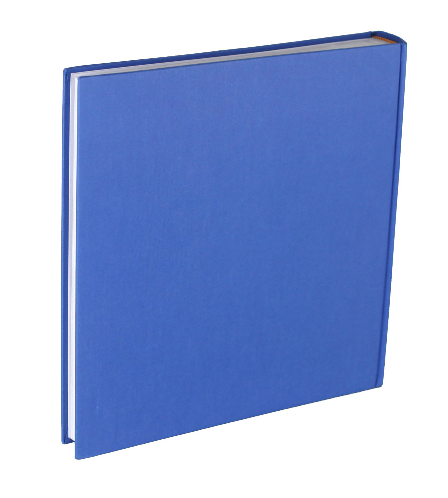Flair Fotoalbum 30x30 cm 100 weiße Seiten Seiten Jumbo Buchalbum Fotobuch - Farbe: Blau