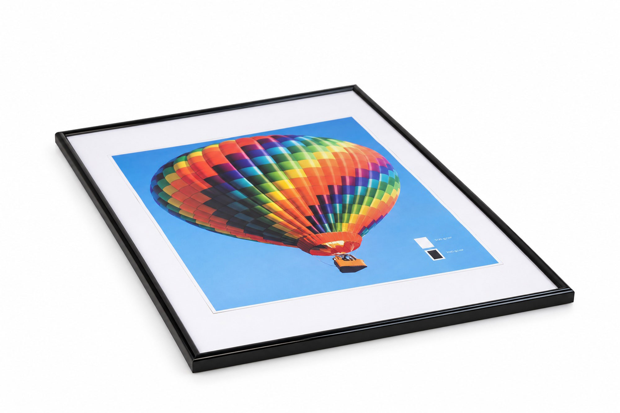New Lifestyle Kunststoff Bilderrahmen Kunststoffrahmen Bildhalter Bildträger - Farbe: Schwarz | Format: 50x70