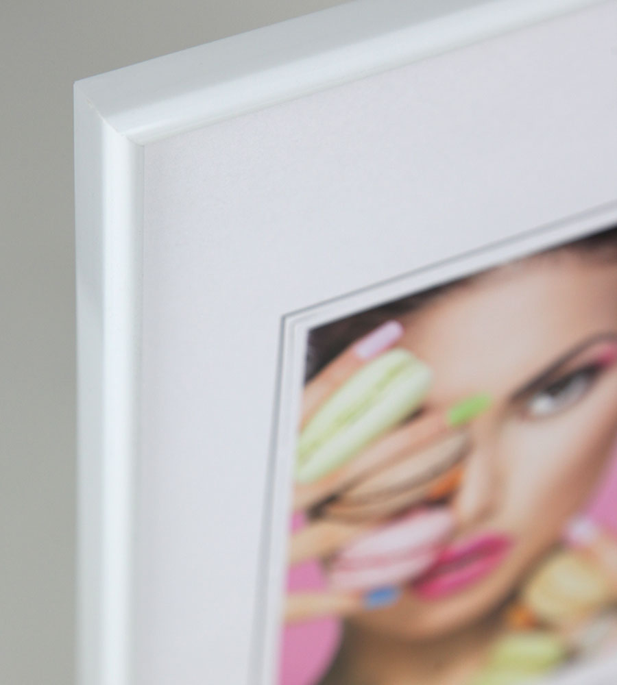 2er 3er 5er Pack Photo Style Set Bilderrahmen Wanddeko Collage Poster Kunststoff Rahmen - Pack: 5er | Farbe: Weiß | Format: 13x18