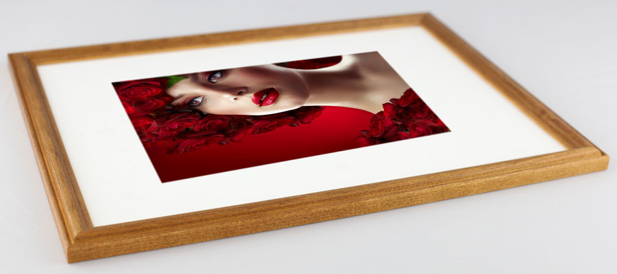 Leano Bilderrahmen aus Holz – Fotorahmen mit Klarglas & Flexipins | Wanddeko & Collage-Rahmen S190 - Farbe: Eiche | Format: 30x30