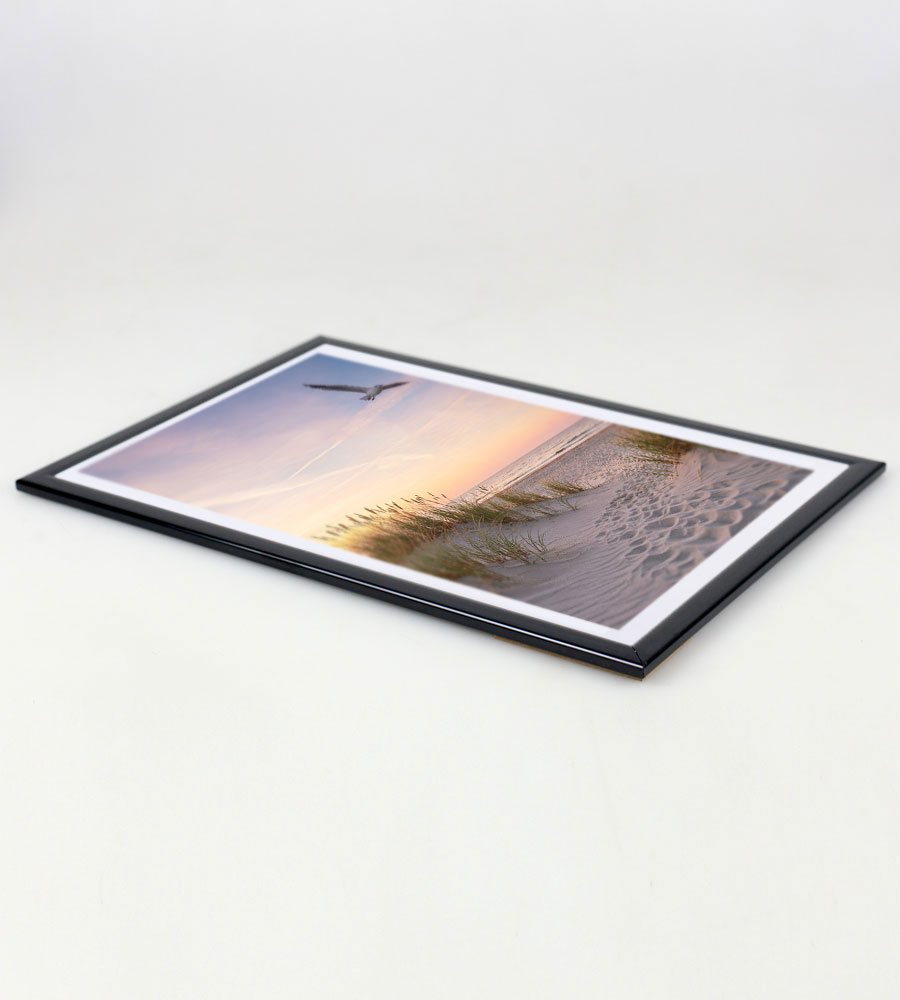 Bilderrahmen Fotorahmen aus Kunststoff Bilder Foto Posterrahmen Collage AC-6 - Farbe: Schwarz | Format: 21x29,7 DIN A4