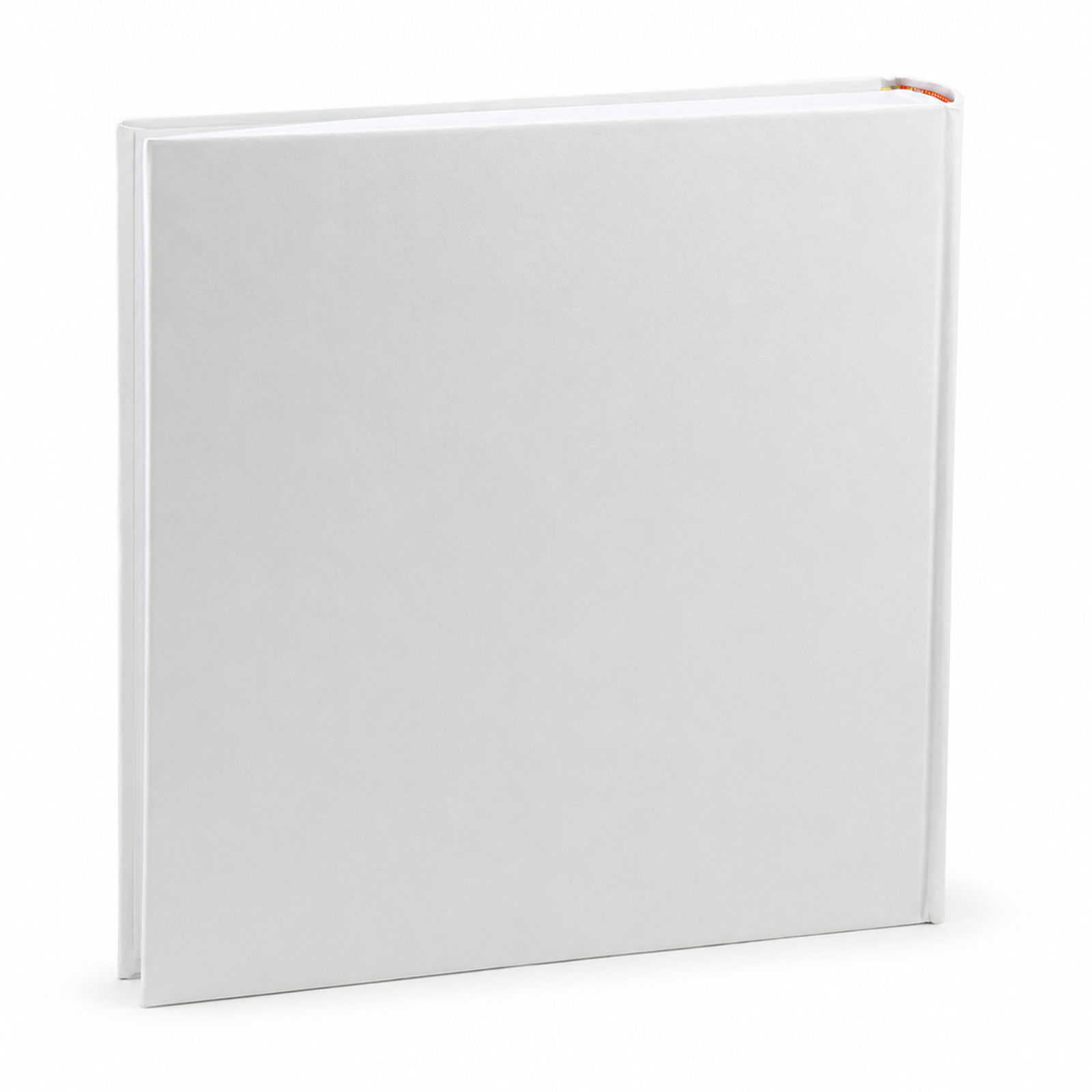 Classic Fotoalbum Tradition 30x30 cm – Jumbo Buchalbum mit 100 weißen Seiten, 50 Blatt, Pergaminschutzblätter, Vinyleinband, Fotobuch - Farbe: Weiß