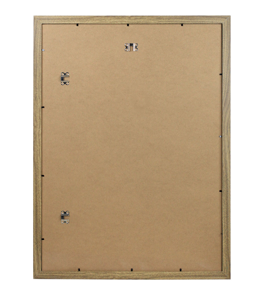 Bilderrahmen Holz Rahmen Plexi Acryl Collage Wanddeko Poster quadratisch S215 - Farbe: Eiche | Format: 50x70