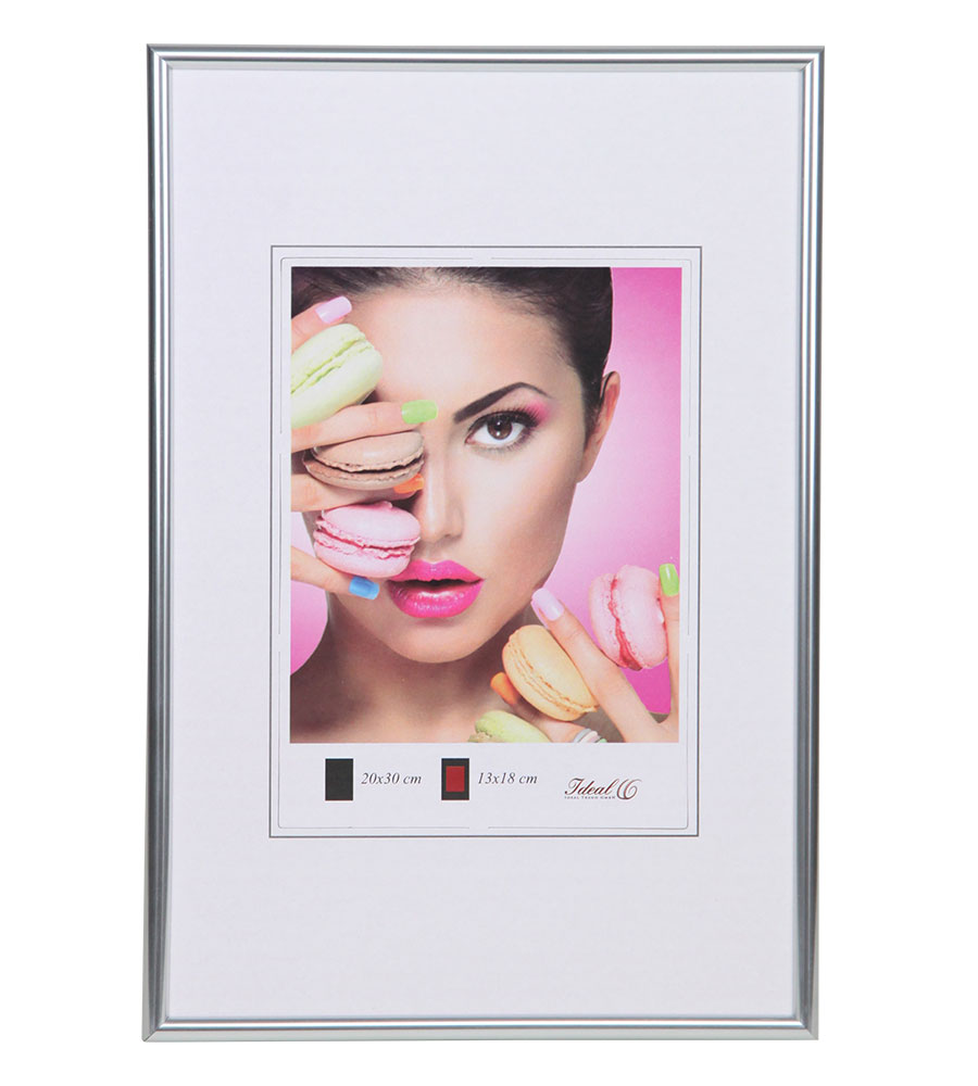 2er 3er 5er Pack Photo Style Set Bilderrahmen Wanddeko Collage Poster Kunststoff Rahmen - Pack: 3er | Farbe: Silber | Format: 50x70