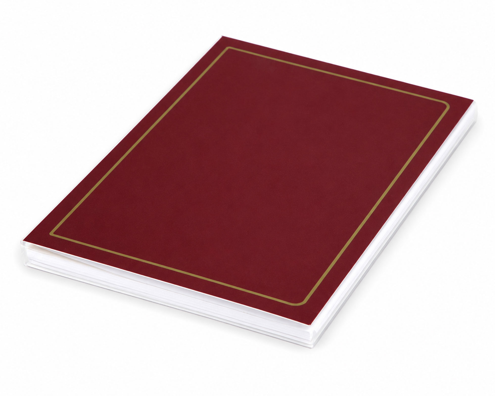 Tradition Moments: Einsteckalbum - Kompaktes Softcover-Fotoalbum für 36 Fotos im Format 10x15 cm - Farbe: Rot