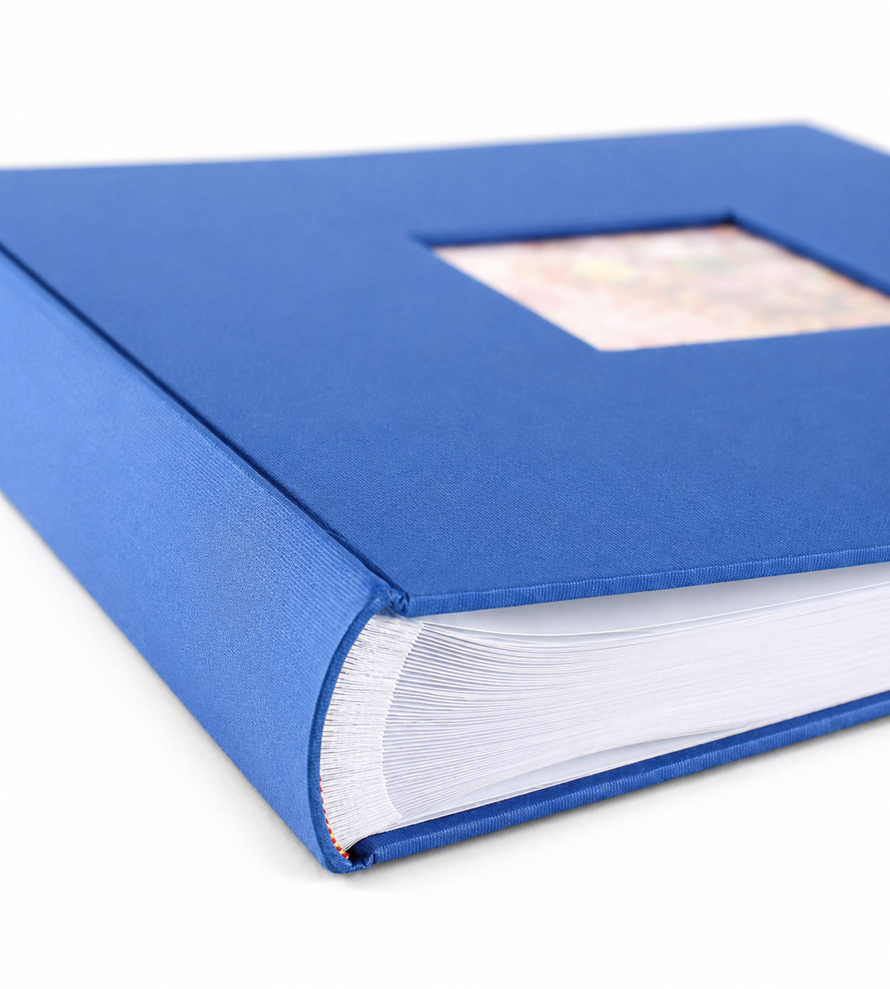 Flair Fotoalbum 30x30 cm 100 weiße Seiten Seiten Jumbo Buchalbum Fotobuch - Farbe: Blau
