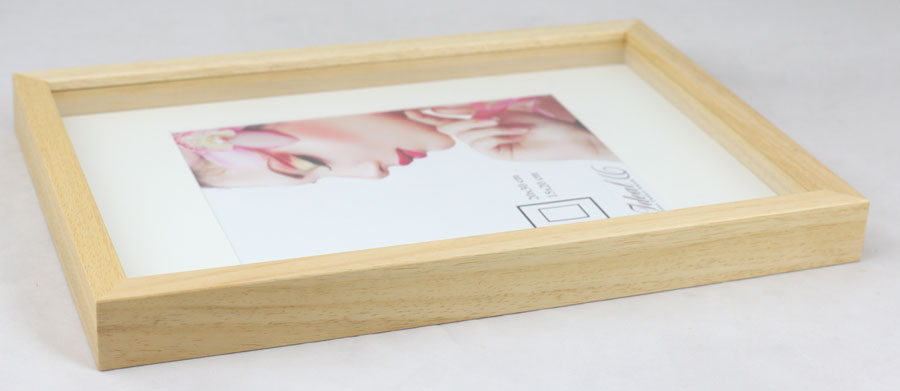 3D Objektrahmen Holz Bilderrahmen Wanddeko Collage Poster Shirt Trikot Rahmen HR - Farbe: Natur | Format: 24x30