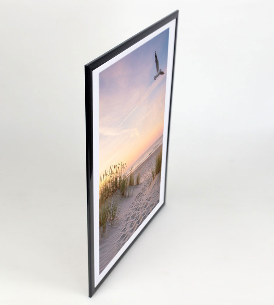 Bilderrahmen in Schwarz Fotorahmen aus Kunststoff Bilder Foto Posterrahmen Collage AC-6 -