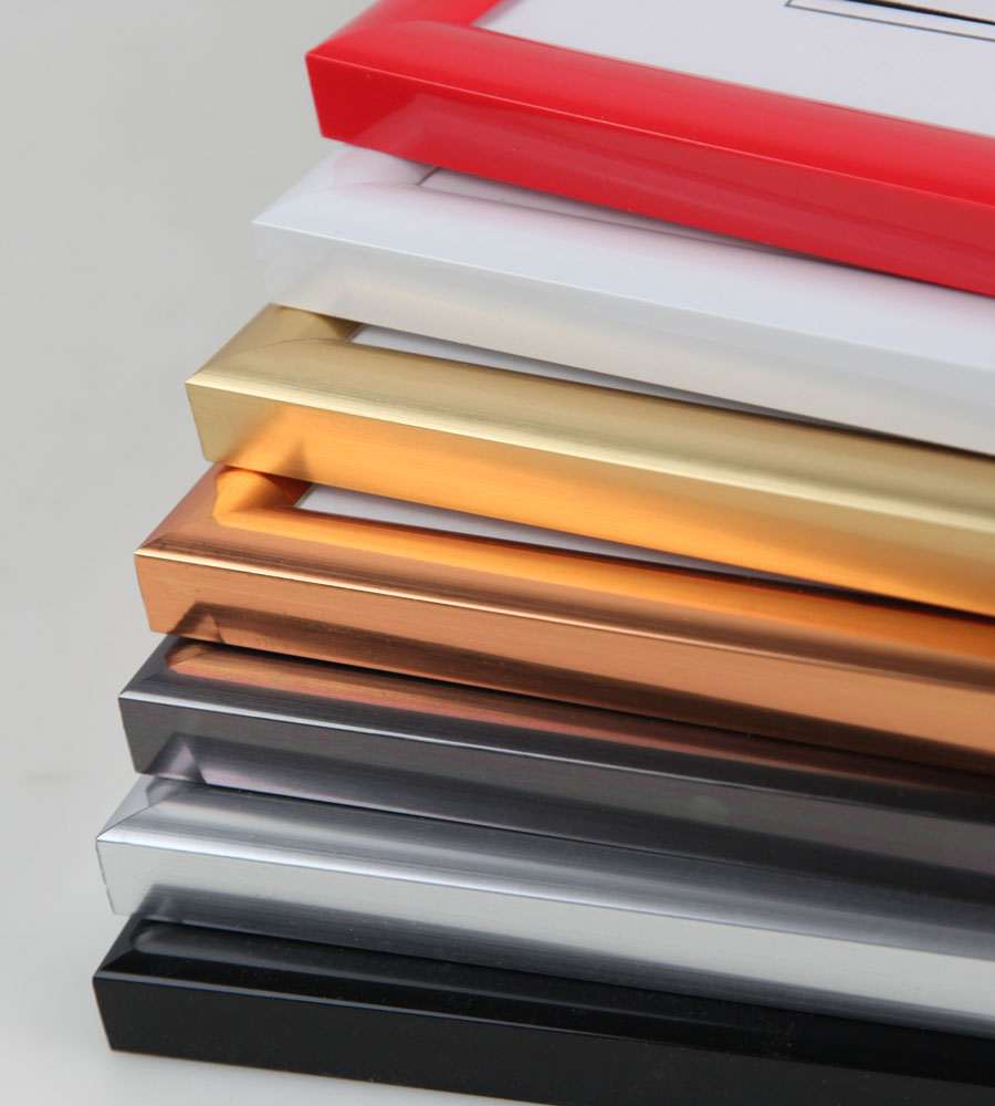 3er 5er Pack Art Line Kunststoff Bilderrahmen Wanddeko Collage Poster Fotorahmen Bildträger - Pack: 3er | Farbe: Gold | Format: 20x30