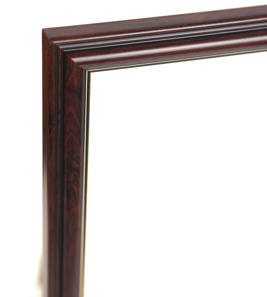 Bilderrahmen Mahagoni Klarglas Glasrahmen photo frame Fotorahmen Wanddeko Collage PS-2 - Format: 29,7x42 A3