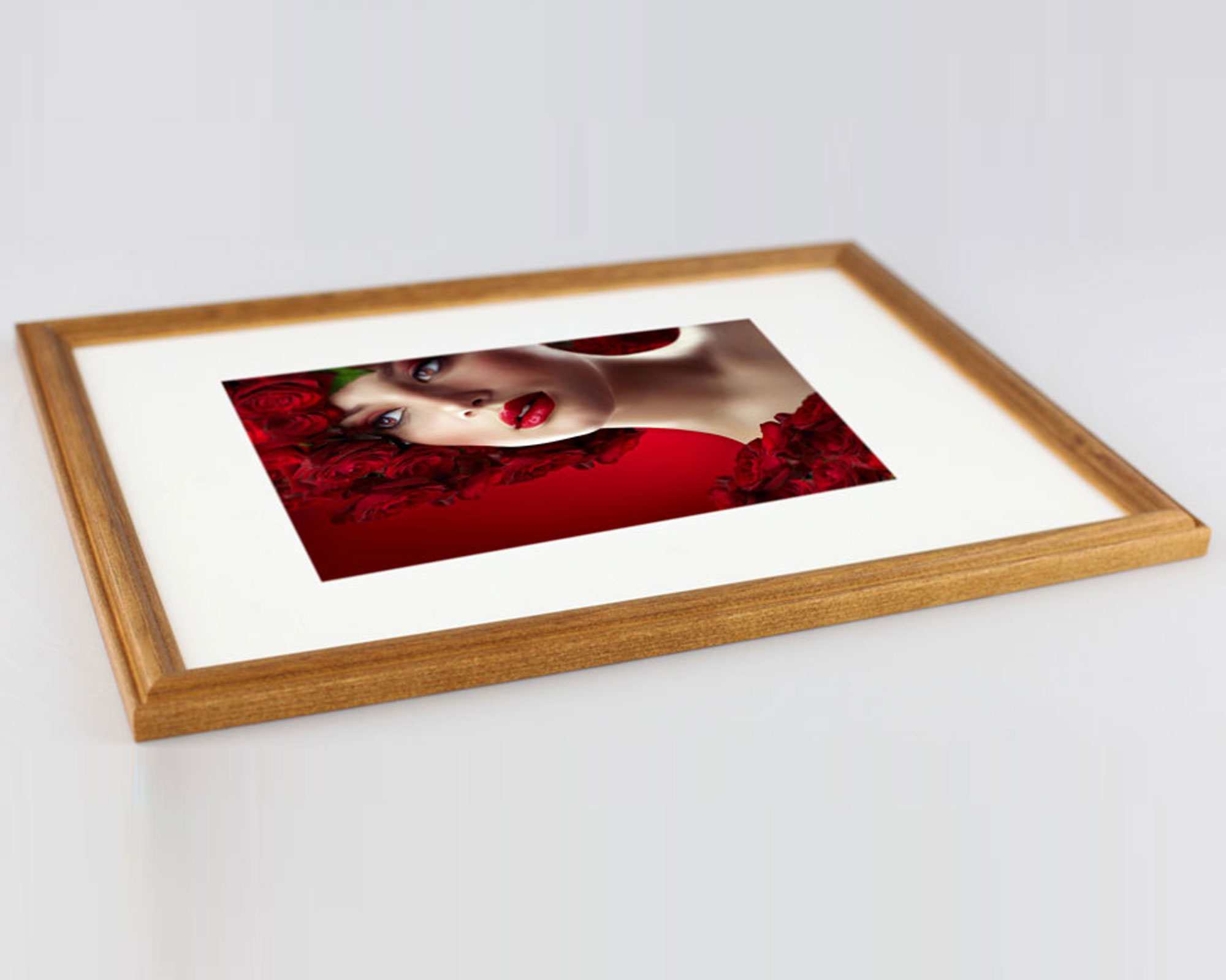 Leano Bilderrahmen aus Holz – Fotorahmen mit Klarglas & Flexipins | Wanddeko & Collage-Rahmen S190 - Farbe: Eiche | Format: 30x30