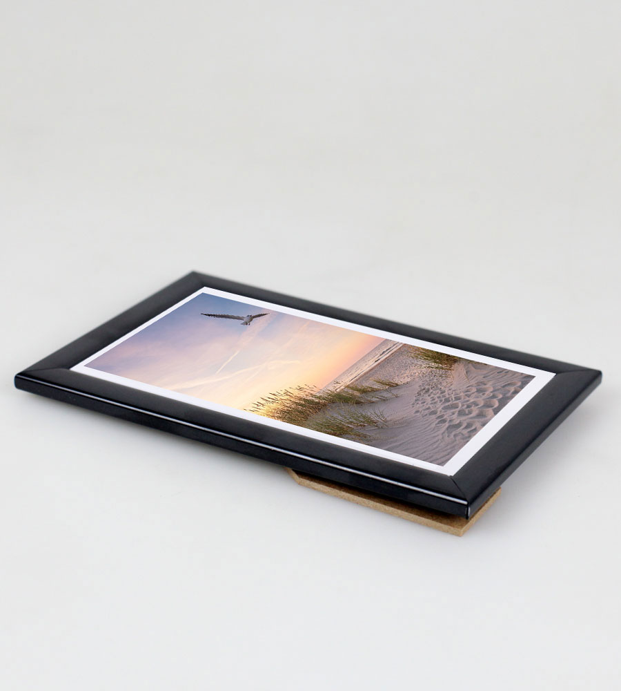 Bilderrahmen in Schwarz Fotorahmen aus Kunststoff Bilder Foto Posterrahmen Collage AC-6 -