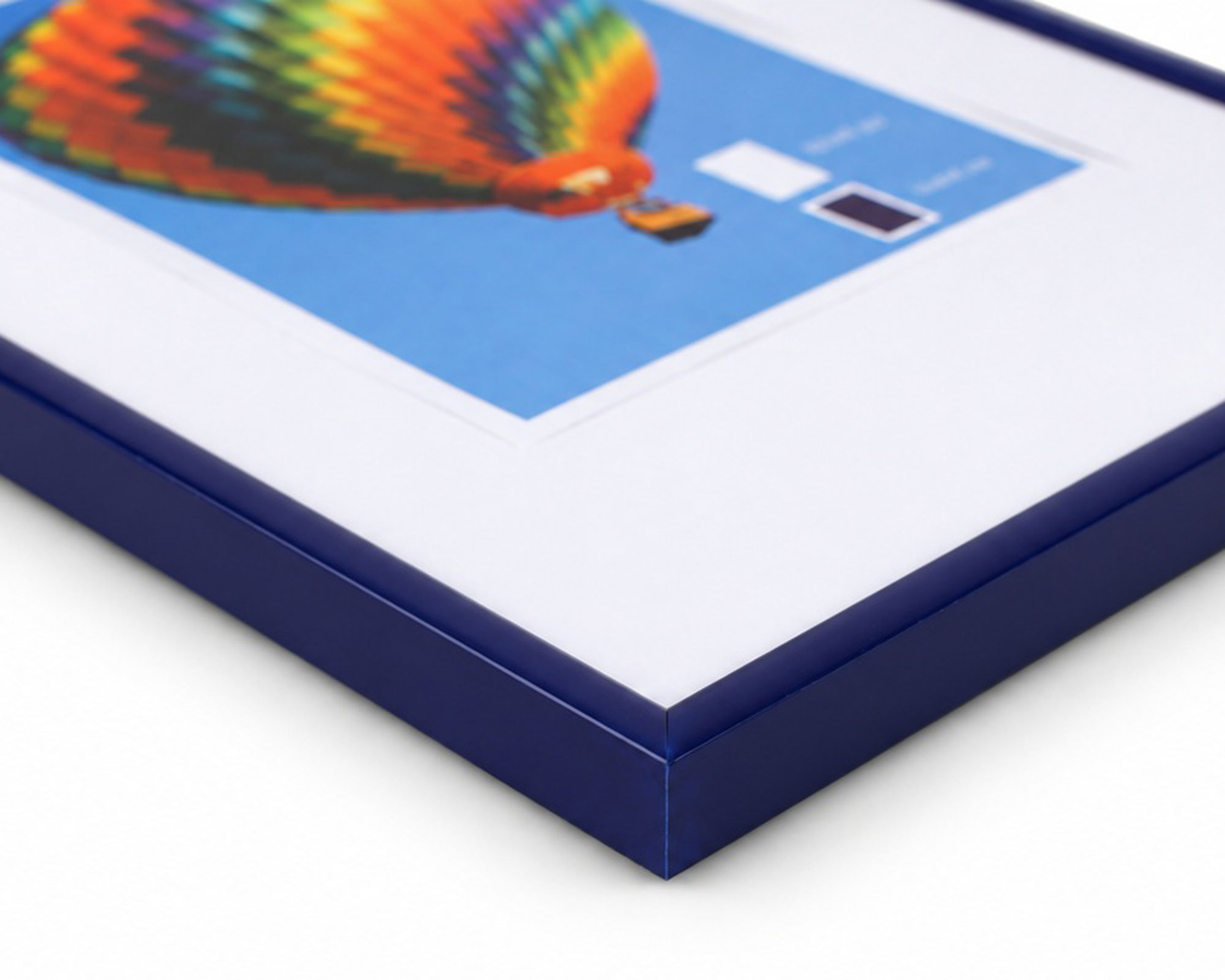 New Lifestyle Kunststoff Bilderrahmen Kunststoffrahmen Bildhalter Bildträger - Farbe: Blau | Format: 15x20