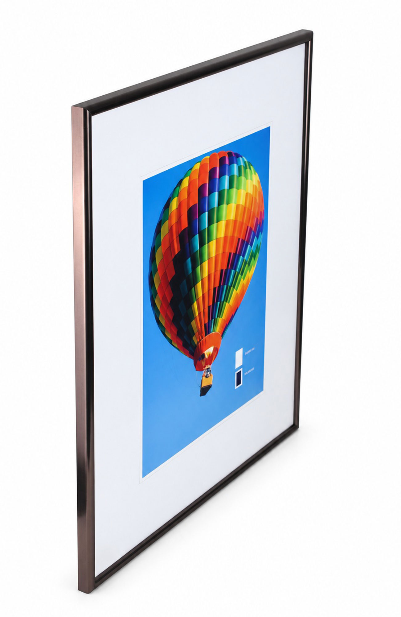 New Lifestyle Kunststoff Bilderrahmen Kunststoffrahmen Bildhalter Bildträger - Farbe: Antrazit | Format: 50x60