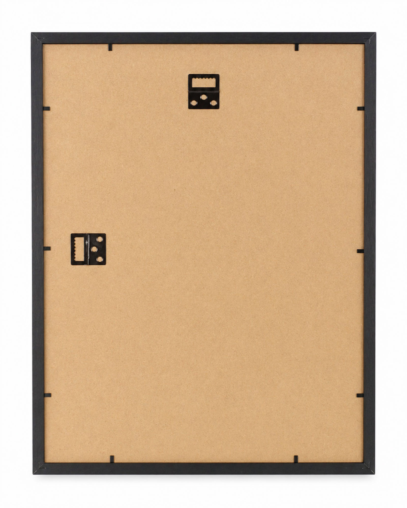 3D Objektrahmen Bilderrahmen mit Passepartout & gehärtetem Glas Holz MDF Rahmen Foto Poster - Farbe: Schwarz | Format: 40x50