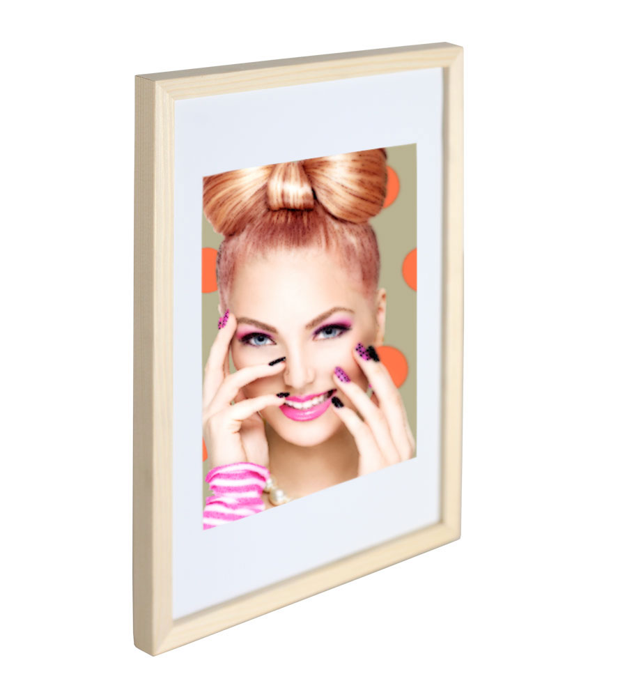 3er 5er Set Holz Bilderrahmen Lifestyle Plexi Foto Rahmen Collage Wanddeko Poster S111 - Pack: 5er | Farbe: Natur | Format: 21x29,7 DIN A4