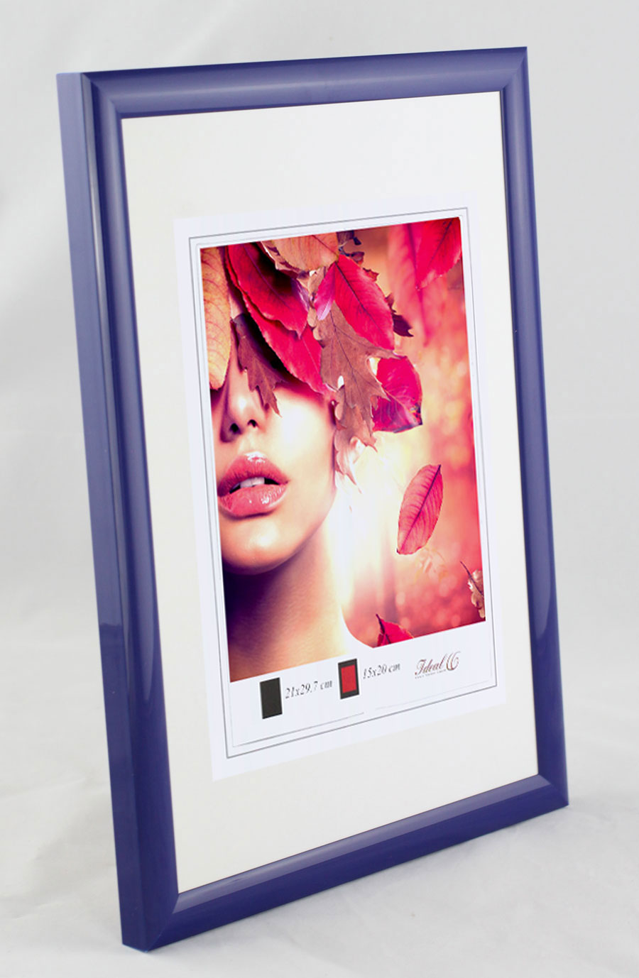 3er 5er Pack Art Line Kunststoff Bilderrahmen Wanddeko Collage Poster Fotorahmen Bildträger - Pack: 3er | Farbe: Blau | Format: 30x45