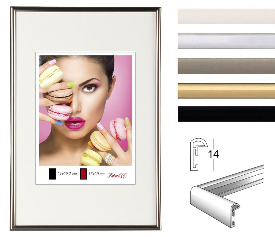 2er 3er 5er Pack Photo Style Set Bilderrahmen Wanddeko Collage Poster Kunststoff Rahmen - Pack: 3er | Farbe: Gold | Format: 30x40
